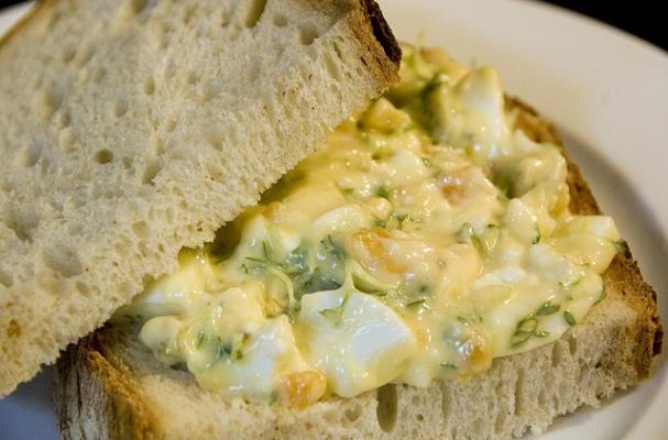 Egg Salad Sandwich with Avocado