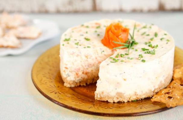 Savory Smoked Salmon Cheesecake