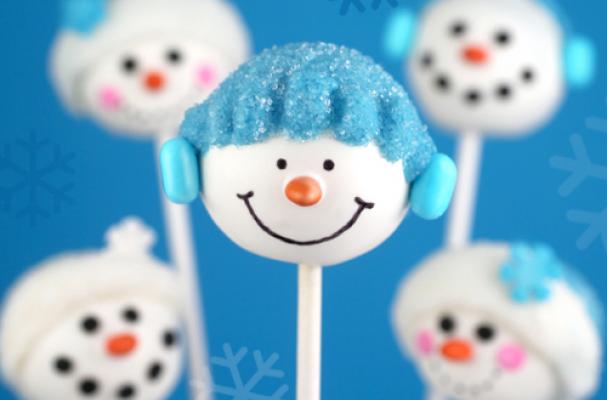 Snowman Cake Pops