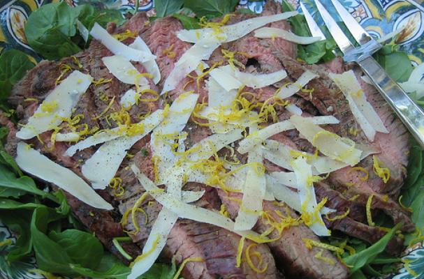 Garlic And Parsley Grilled Flank Steak 