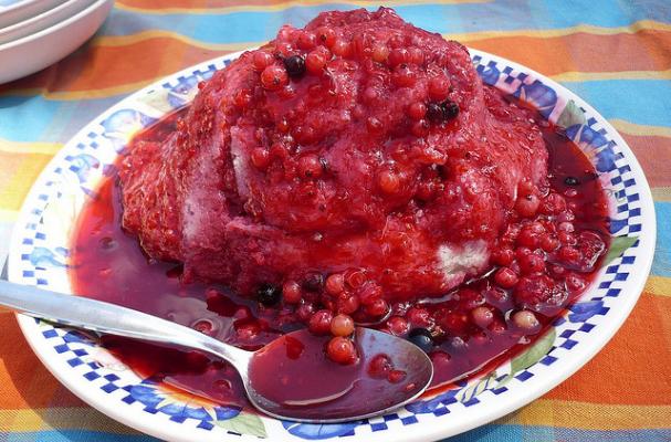 summer berry pudding