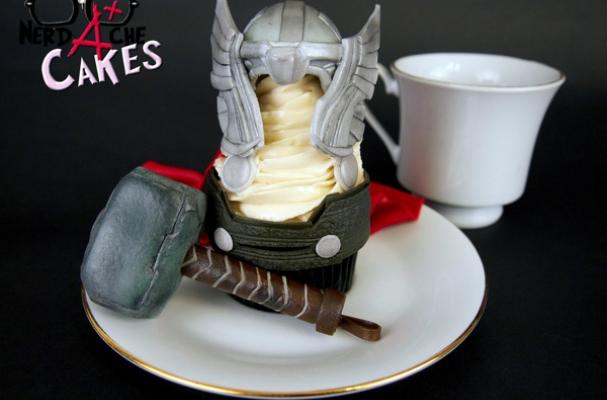 Thor Cupcake