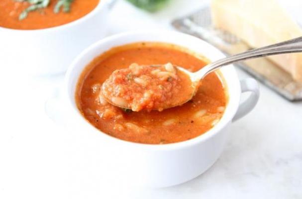 Creamy Tomato Orzo Soup