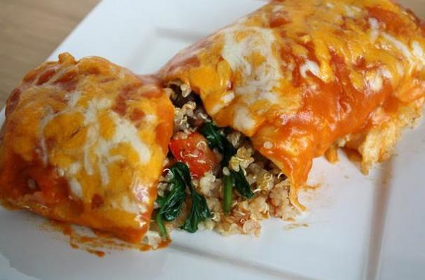 Veggie Quinoa Enchiladas