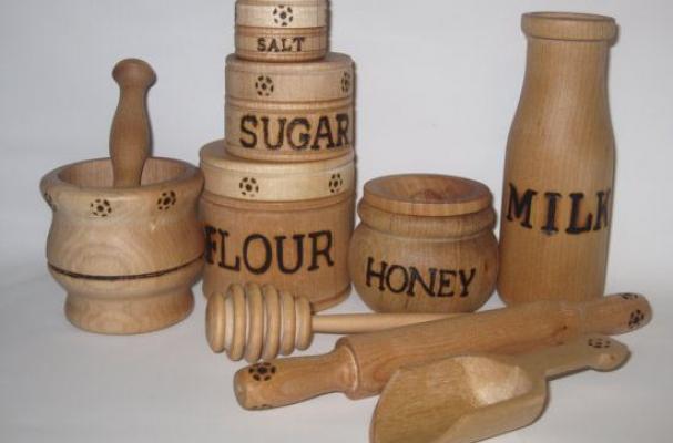 Wooden Play Kitchen Accessories