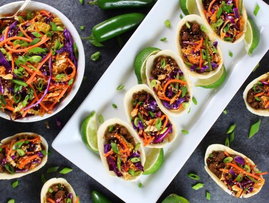 Spicy Korean Mini Tacos