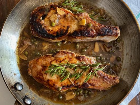 Foodista | Recipes, Cooking Tips, and Food News | Pork Chops with Sweet ...