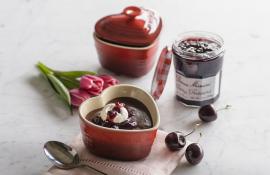 Mother’s Day Cherry Chocolate Pudding