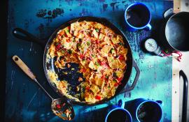 Southwest Chilaquiles Skillet Breakfast