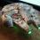 Millennium Falcon wedding cake