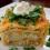 Cheesy 3-Layer Chicken and Green Chile Enchilada Casserole