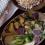 Coconut Curry Rice Bowl with Green Vegetables and Sweet Potatoes
