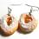 Frosted Doughnut Earrings