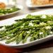 Roasted Asparagus with Goat Cheese and Lemon Zest