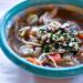 Chicken, Endive, and Root Vegetable Soup with Endive Parsley Pesto