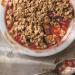 Rhubarb apple crisp