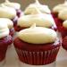 Red Velvet Cupcakes With Cream Cheese Frosting