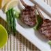  Grilled Lamb Cutlets With Fresh Pea and Broad Bean Puree