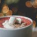 Red Velvet Hot Cocoa with Cream Cheese Whipped Cream