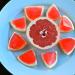 Slices of grapefruit jello shots