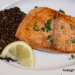 salmon and lentils