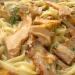 Chanterelle And Smoked Bacon Linguine