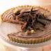 pumpkin hazelnut tart with chocolate curls