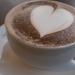 hot chocolate with foam heart