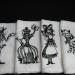 Alice in Wonderland Embroidered Napkins