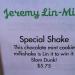 Jeremy Lin Inspires Beverage at the Shake Shack