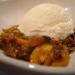 peach cobbler