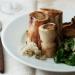 roast bone marrow and parsley salad