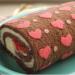 Heart Patterned Cake Roll