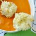 Creamy Tomato Soup with Panko-Crusted Mozzarella Balls