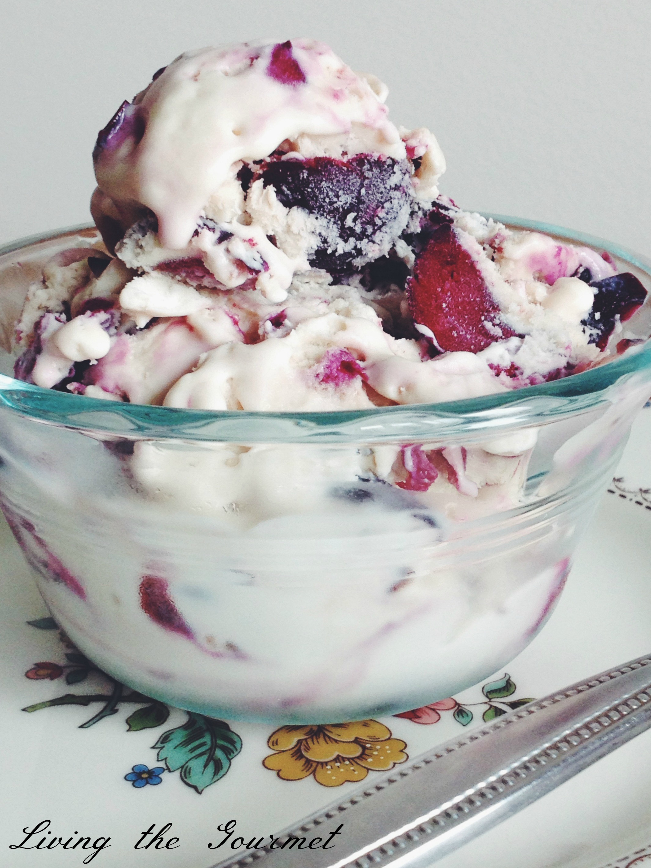 Foodista | Recipes, Cooking Tips, and Food News | Cherry Vanilla Ice Cream