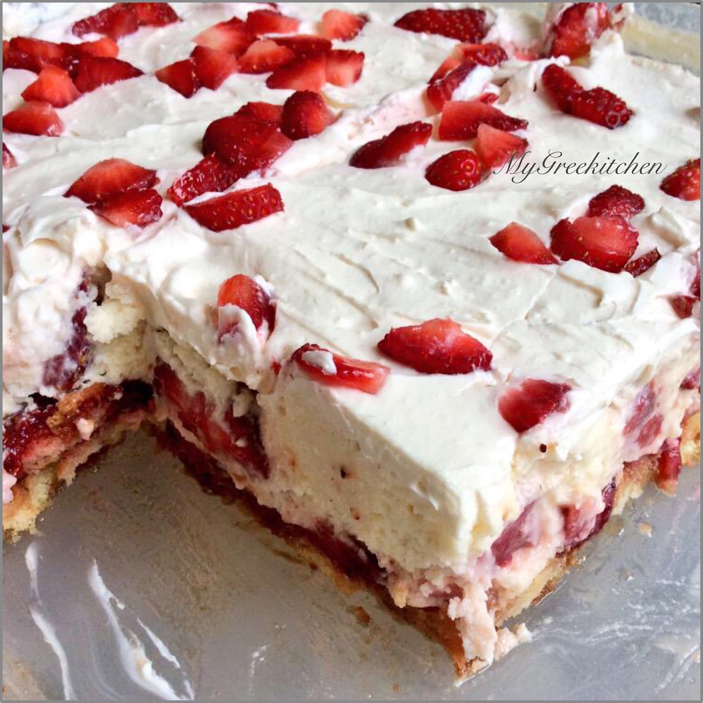 No Bake Strawberry Shortcake
